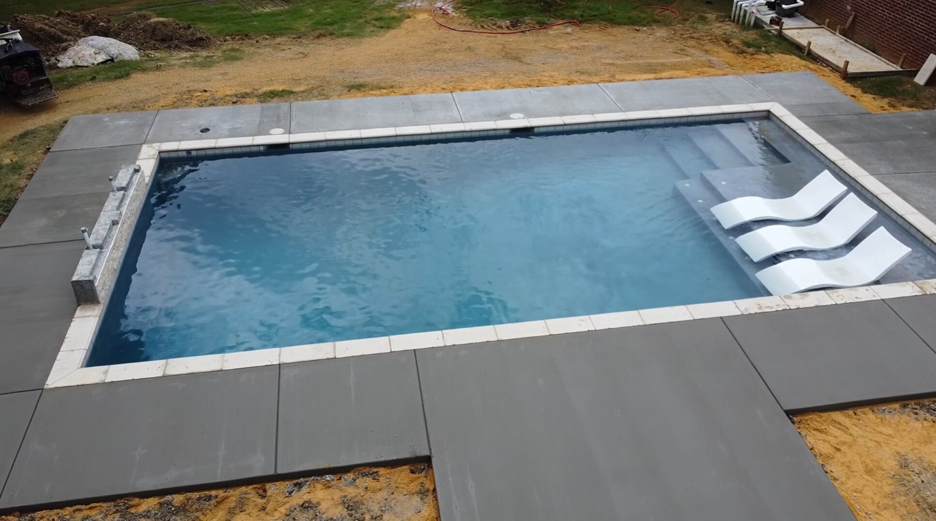 Professional concrete installation by WLS Wilson Concrete in Wilson, NC